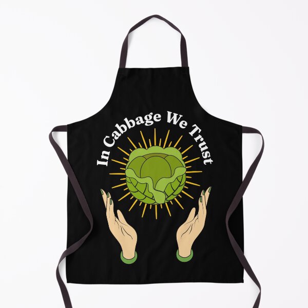 Item preview, In Cabbage We Trust - Funny Cabbage Brassica oleracea var. capitata designed and sold by Millusti.