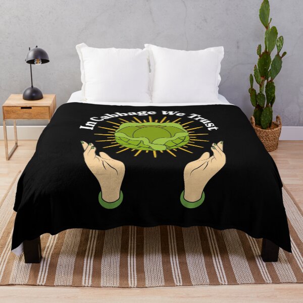 Item preview, In Cabbage We Trust - Funny Cabbage Brassica oleracea var. capitata designed and sold by Millusti.