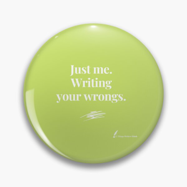 Item preview, TWT - Writing wrongs designed and sold by WildAtlanticArt.