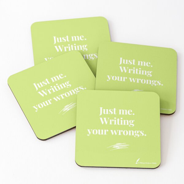 Item preview, TWT - Writing wrongs designed and sold by WildAtlanticArt.