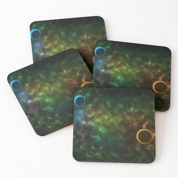 Item preview, Blue and orange planets designed and sold by Lupicora.