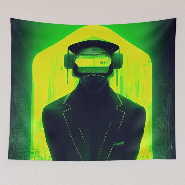 Item preview, Cyberpunk butler designed and sold by NewOldArtsy.