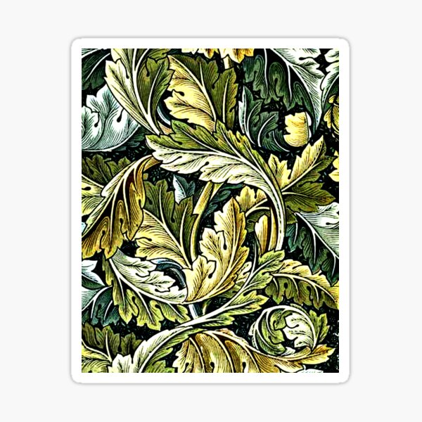 Acanthus, a William Morris vintage pattern Sticker