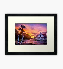 Sunset at Sandgate Framed Print