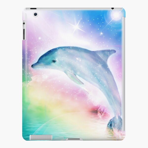 Rainbow Dolphin iPad Snap Case