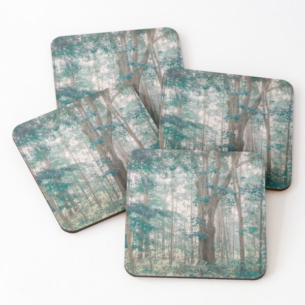 Item preview, Foggy Teal Forest designed and sold by Brooke T Ryan Photographic Art.