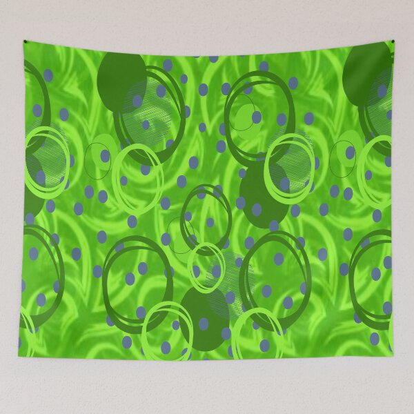 Item preview, Summer Breeze Circle Abstraction, Abstraction, bold colorful abstract playful design inspired by nature designed and sold by Adri Barnard.