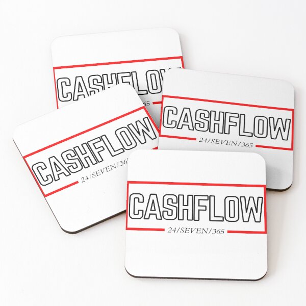 Item preview, CASHFLOW 24/SEVEN/365 modified white background designed and sold by KingsManKind.