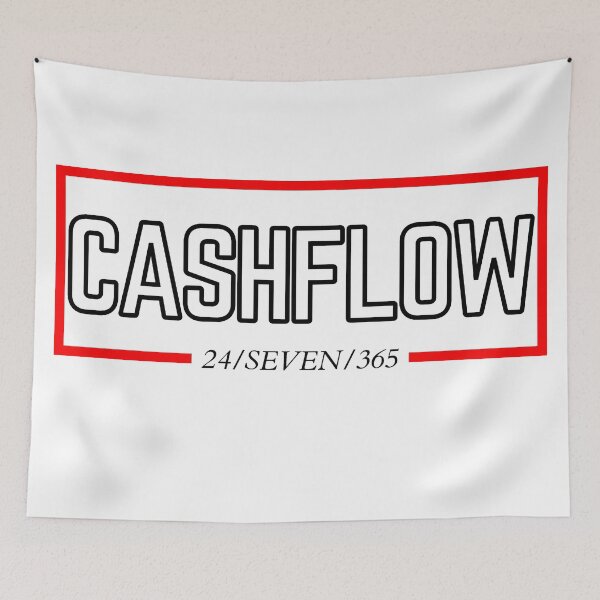 Item preview, CASHFLOW 24/SEVEN/365 modified white background designed and sold by KingsManKind.