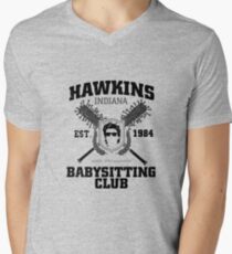 Hawkins Babysitting Club : Inspired by Stranger Things Men's V-Neck T-Shirt