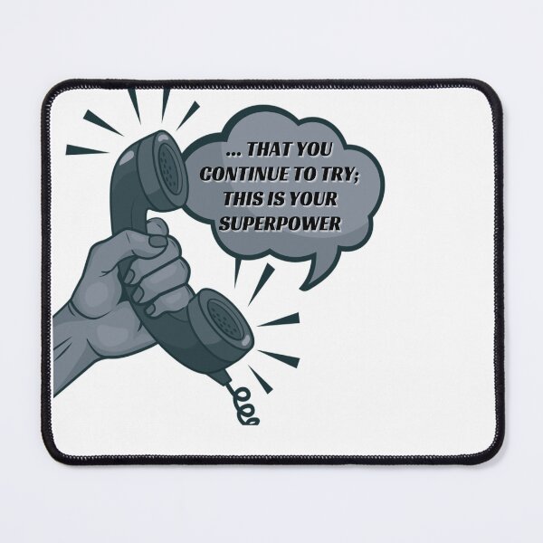 Item preview, That you continue to try; this is your superpower- Noir designed and sold by studioarchive.