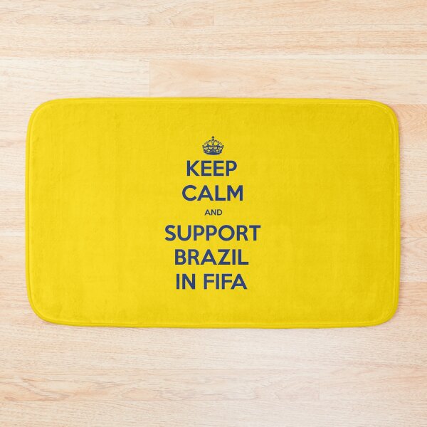 Item preview, Keep calm and support Brazil in FIFA (blue) For  designed and sold by IdeaFuel404.