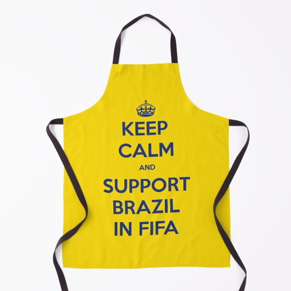 Item preview, Keep calm and support Brazil in FIFA (blue) For  designed and sold by IdeaFuel404.