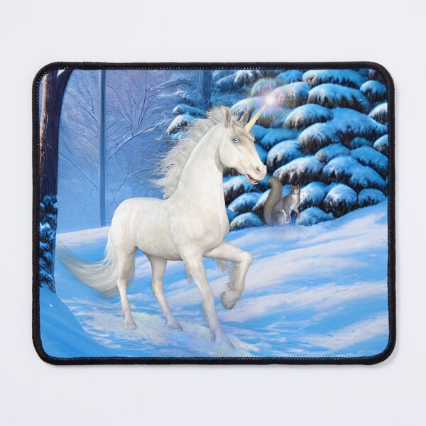 Item preview, Winter Unicorn in the Snow designed and sold by LoneAngel.