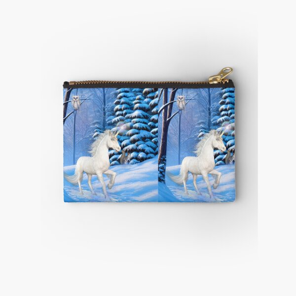 Item preview, Winter Unicorn in the Snow designed and sold by LoneAngel.