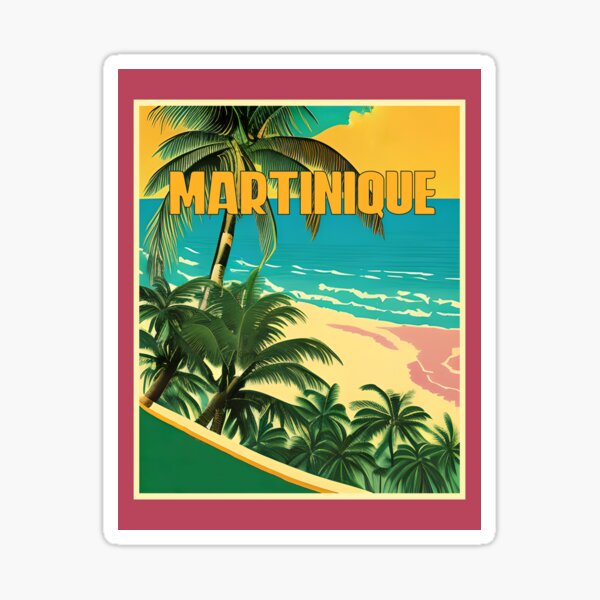 Aperçu de l'œuvre Martinique créée et vendue par WordsMaps.