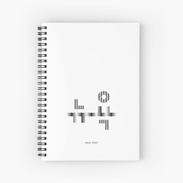New York in Korean Spiral Notebook