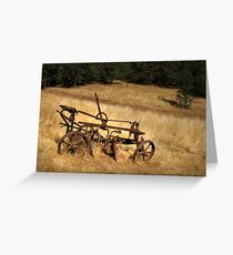 Old Plough Greeting Card