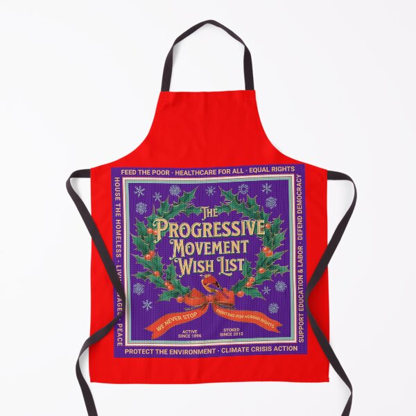 Artikelvorschau, PMD00052 Progressive Movement Designs Wunschliste Blauer, nicht hässlicher Weihnachtspullover für Progressive entworfen und verkauft von ProgressiveLeft.