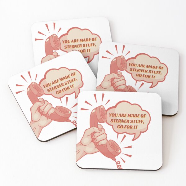 Item preview, You are made of sterner stuff, go for it- Coral designed and sold by studioarchive.