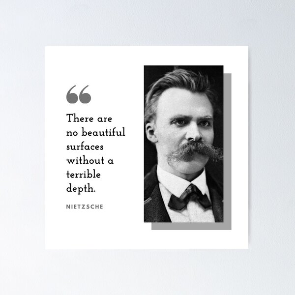 Item preview, Friedrich Nietzsche Quote designed and sold by The-Quote-House.