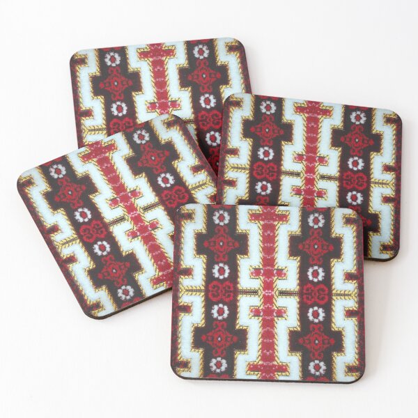 Item preview, Persian Delight Red Rug Carpet Print designed and sold by Binsagar.