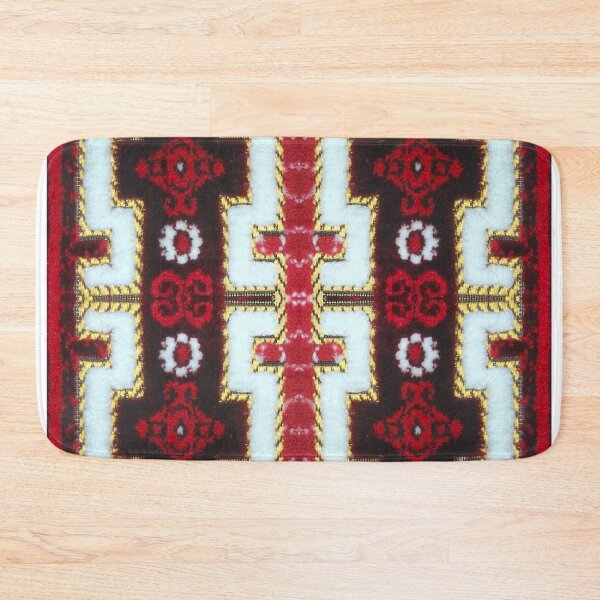 Item preview, Persian Delight Red Rug Carpet Print designed and sold by Binsagar.