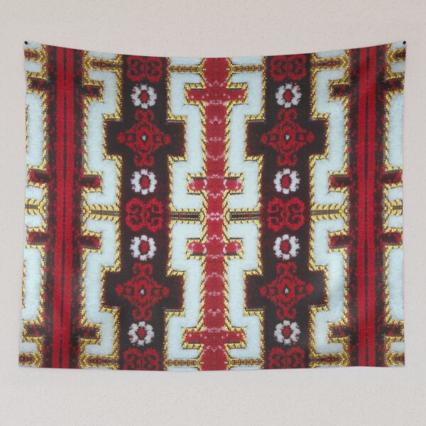 Item preview, Persian Delight Red Rug Carpet Print designed and sold by Binsagar.