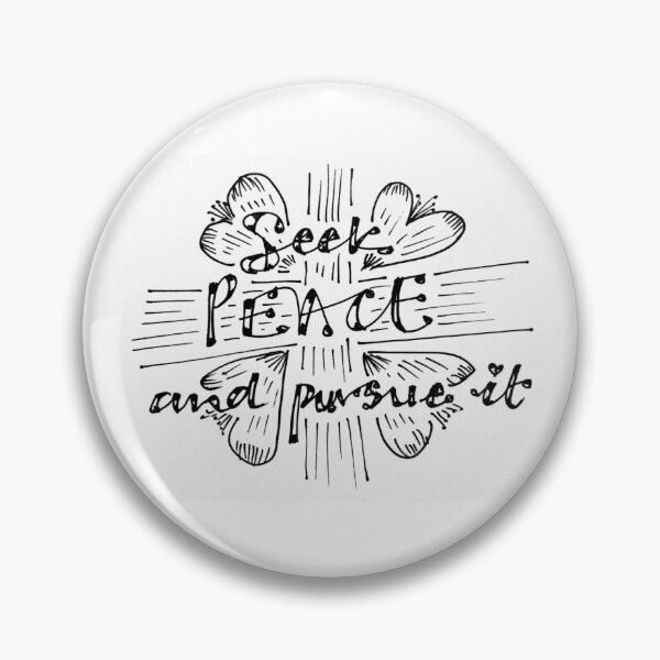 Item preview, Seek peace and pursue it.  designed and sold by GRACEHOPEFORTUN.