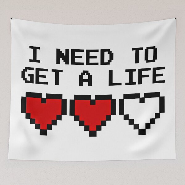 Item preview, GAMING - I NEED TO GET A LIFE designed and sold by ShirtWreck.