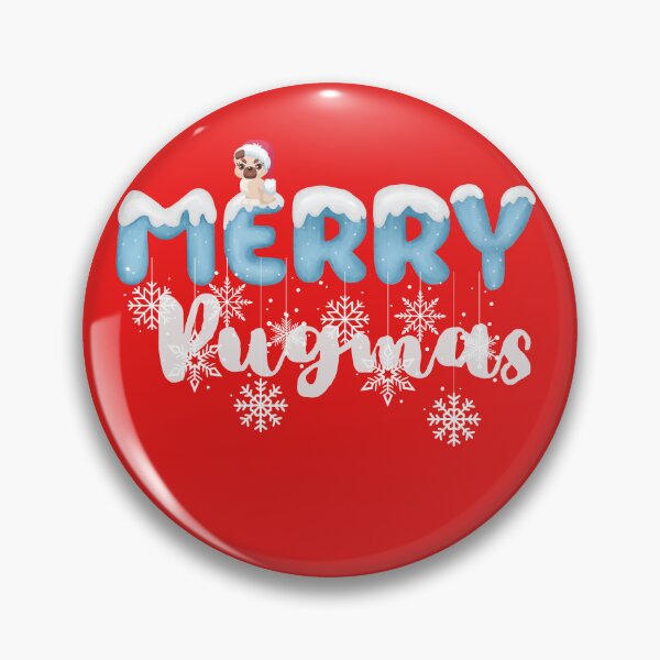 Item preview, Merry Pugmas. Festive Pug. Festive Dog. designed and sold by Doggymadness.