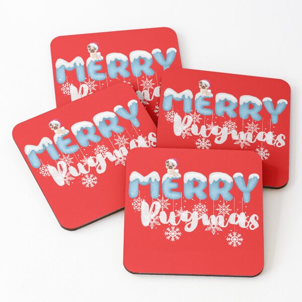 Item preview, Merry Pugmas. Festive Pug. Festive Dog. designed and sold by Doggymadness.