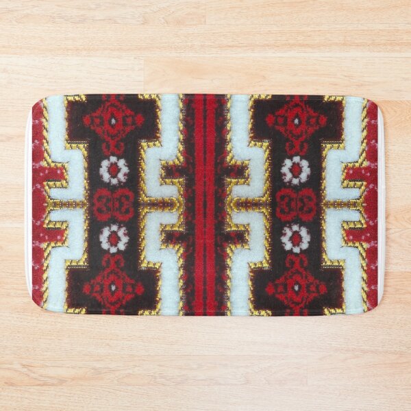 Item preview, Persian Delight Red Rug Carpet Print designed and sold by Binsagar.