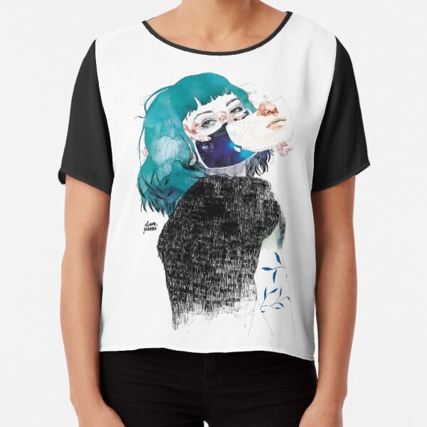 If you shut me up by elenagarnu Chiffon Top