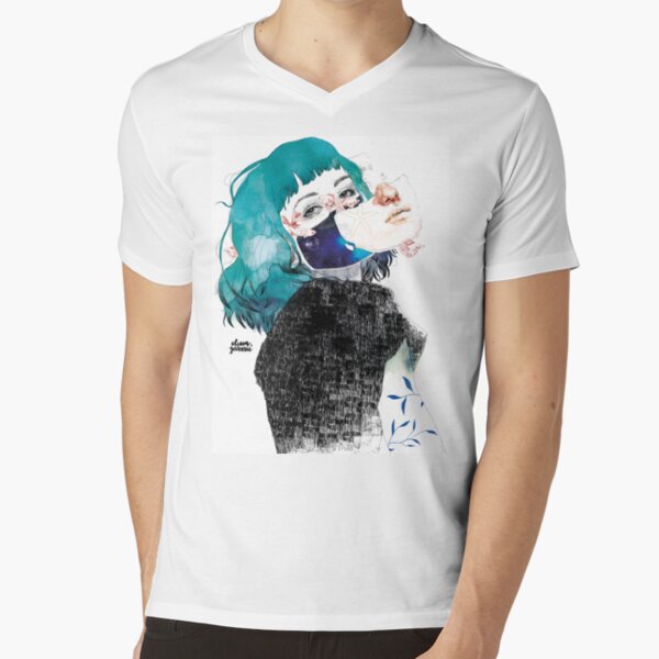 If you shut me up by elenagarnu V-Neck T-Shirt