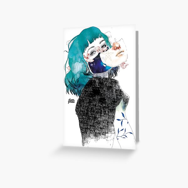 If you shut me up by elenagarnu Greeting Card