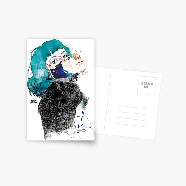 If you shut me up by elenagarnu Postcard