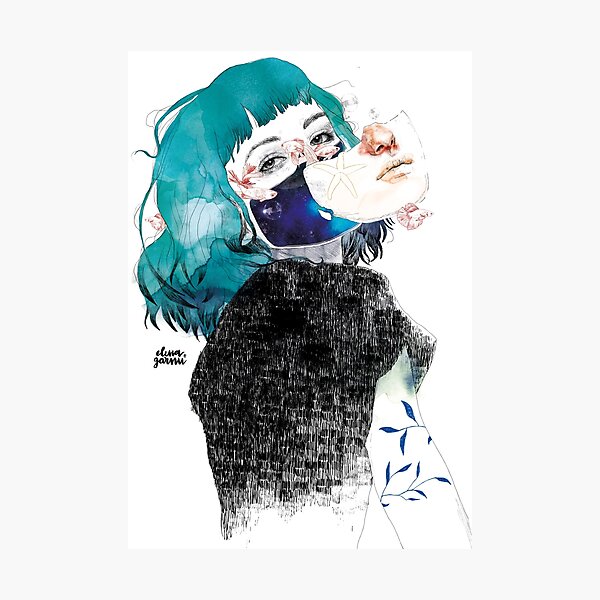 If you shut me up by elenagarnu Photographic Print