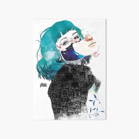 If you shut me up by elenagarnu Art Board Print