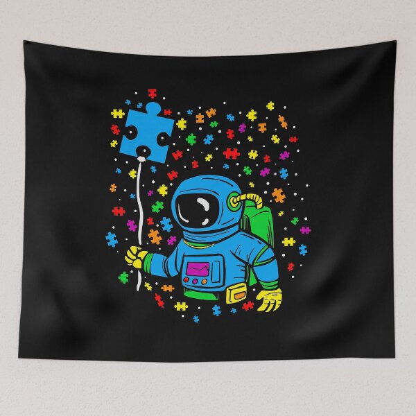 Item preview, Astronaut Autism designed and sold by RockBeeDesigns.