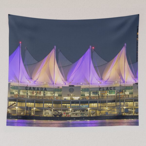Item preview, Canada Place At Night designed and sold by rawshutterbug.