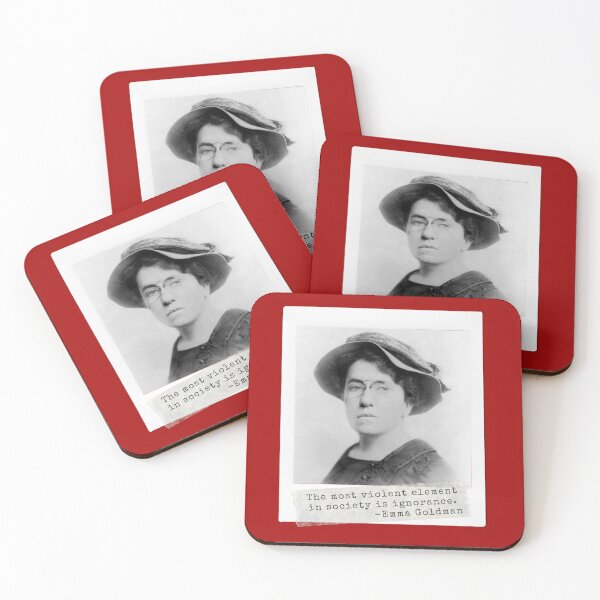 Item preview, Emma Goldman Quote - Ignorance - Activism Women's History designed and sold by Hope & Riot.