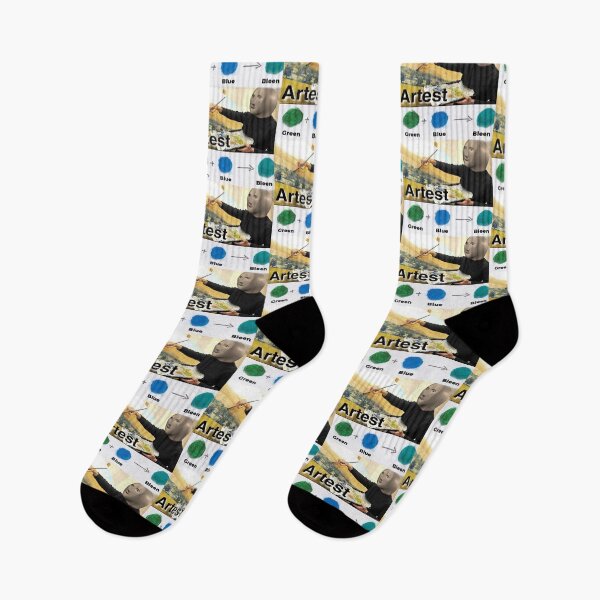 Item preview, Green + Blue = Bleen Artest Meme - Thanksgiving, Christmas And Birthday Party Gift Ideas for Classic Memes Lovers and Fans designed and sold by Memeing Everything.