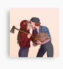 lumber girlfriends Metal Print