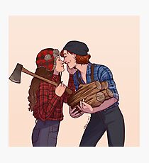 lumber girlfriends Photographic Print