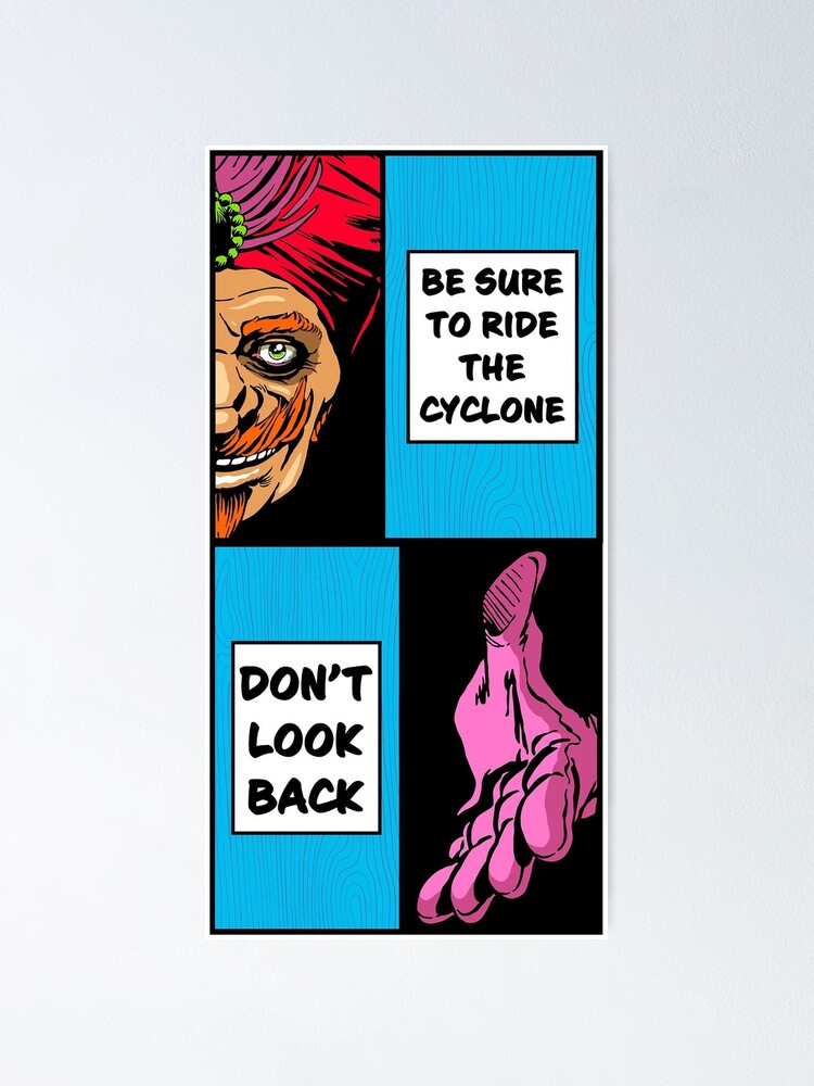 "Ride the Cyclone Quotes" Poster for Sale by PiArtist Redbubble