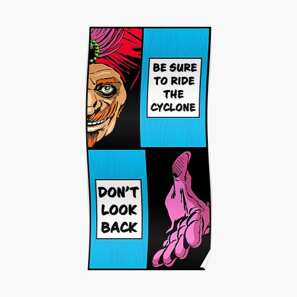 "Ride the Cyclone Quotes" Poster for Sale by PiArtist Redbubble