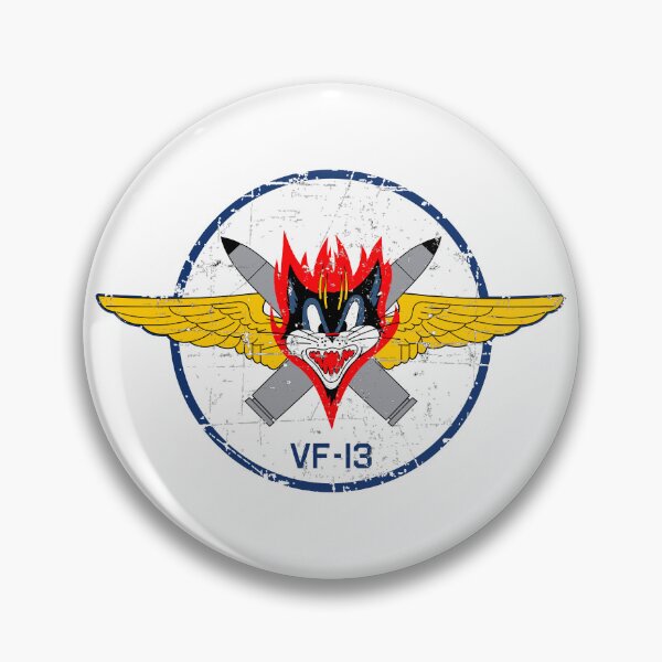 Item preview, USN VF-13 Fighter Squadron - Grunge Style designed and sold by pzd501.