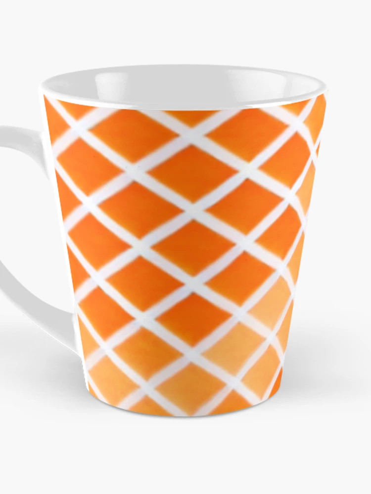 Thumbnail 3 of 4, Coffee Mug, Orange Color Triangular pattern designed and sold by Gamicnum.