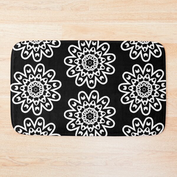 Cat Mandala Bath Mat